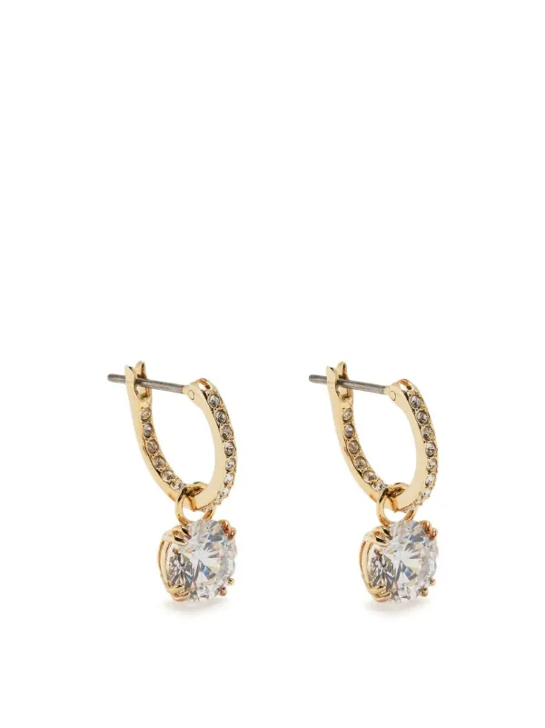 Constella ドロップピアス ゴールド Swarovski Constella ドロップピアス | ゴールドトーン