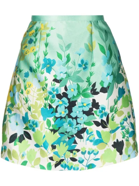 Bambah garden mikado mini skirt