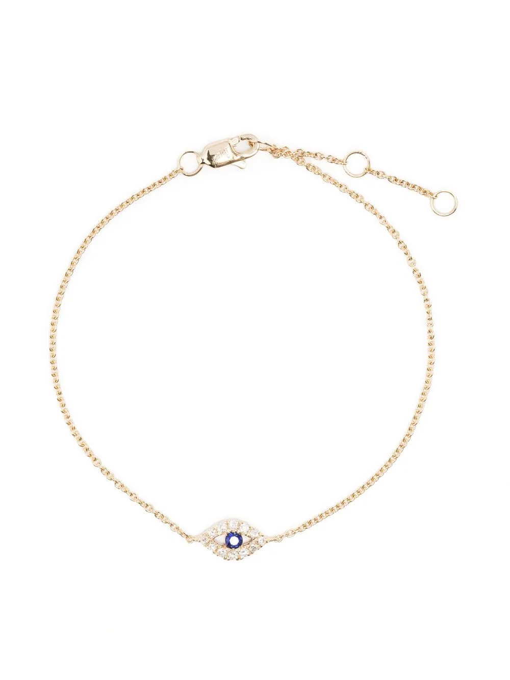 

Roxanne First Mini Diamond Evil Eye bracelet - Gold