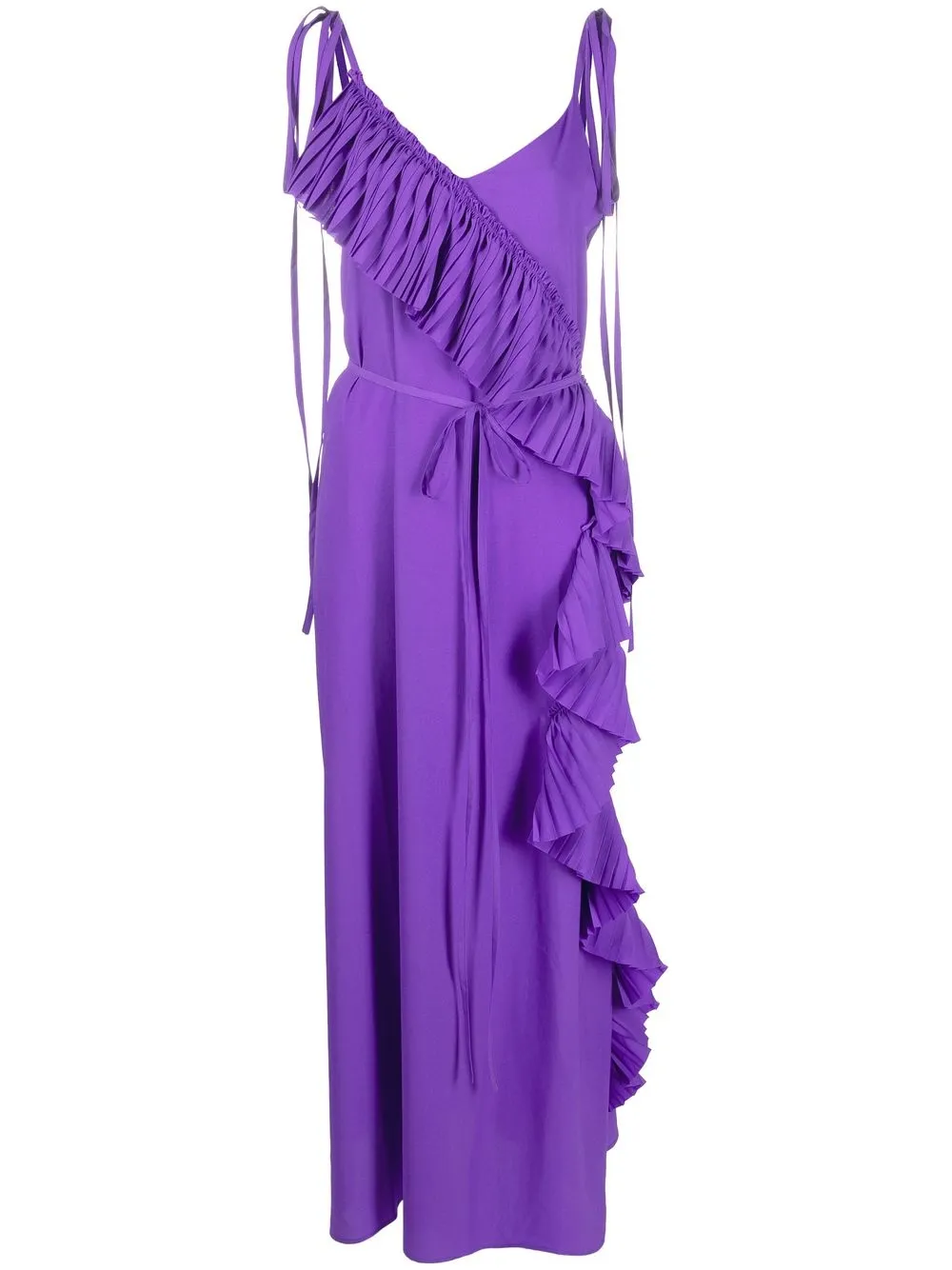 P.A.R.O.S.H. ruffle-trim Maxi Dress - Farfetch