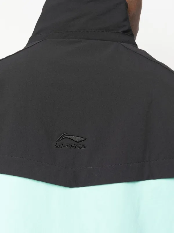 Li-Ning Logo Print Hooded Jacket | Black | FARFETCH ZA