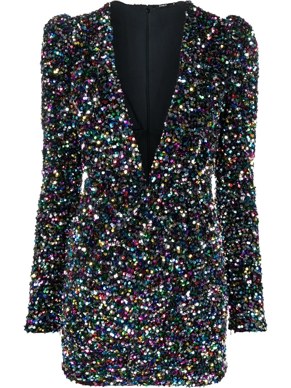 

Amen sequin-embellished minidress - Black