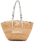 Zadig&Voltaire Deauville woven-wicker beach bag - Neutrals