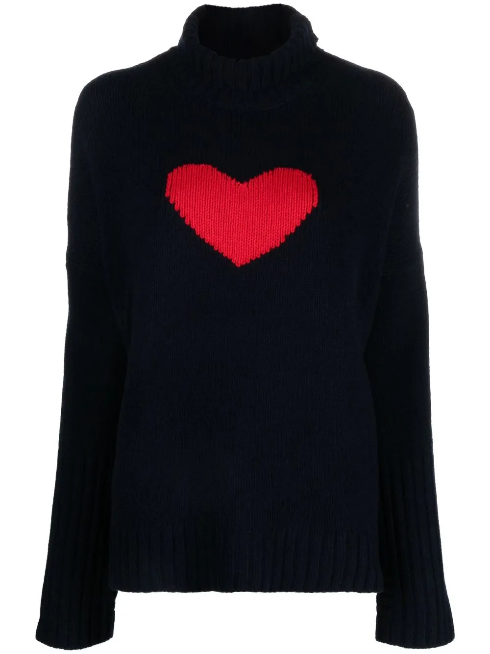 

Zadig&Voltaire Alma intarsia-knit merino wool jumper - Blue