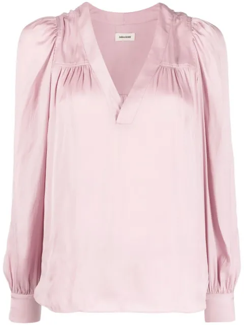 Zadig&Voltaire Telia V-neck blouse