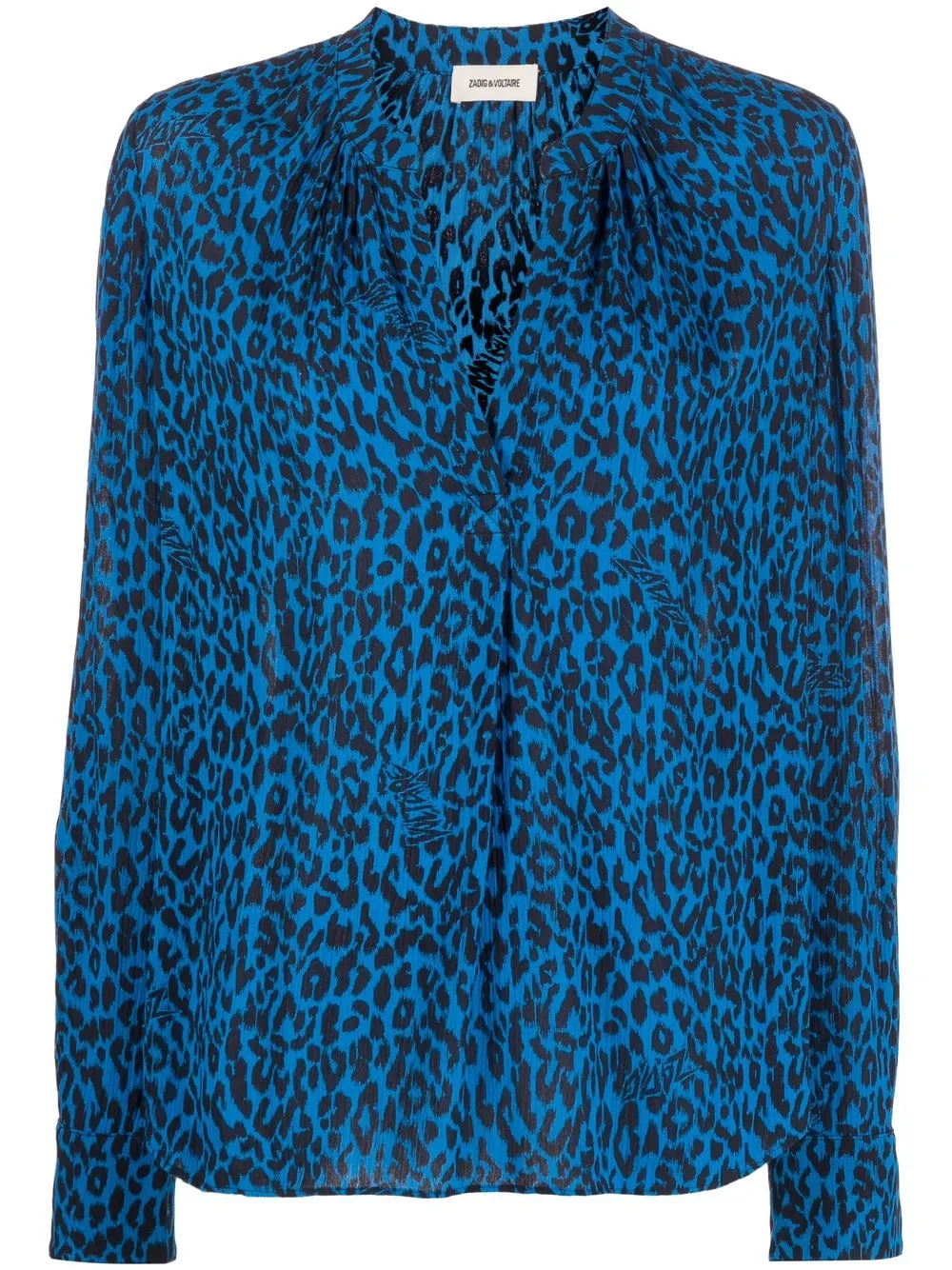 

Zadig&Voltaire Tink leopard-print blouse - Blue