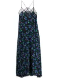 Zadig&Voltaire Bianca floral-print maxi dress - Blue