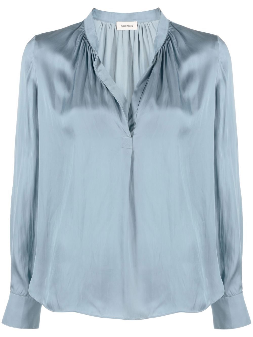 ZADIG & VOLTAIRE BAND-COLLAR BLOUSE