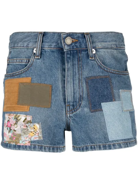 Zadig&Voltaire Jeans-Shorts im Patchwork-Look