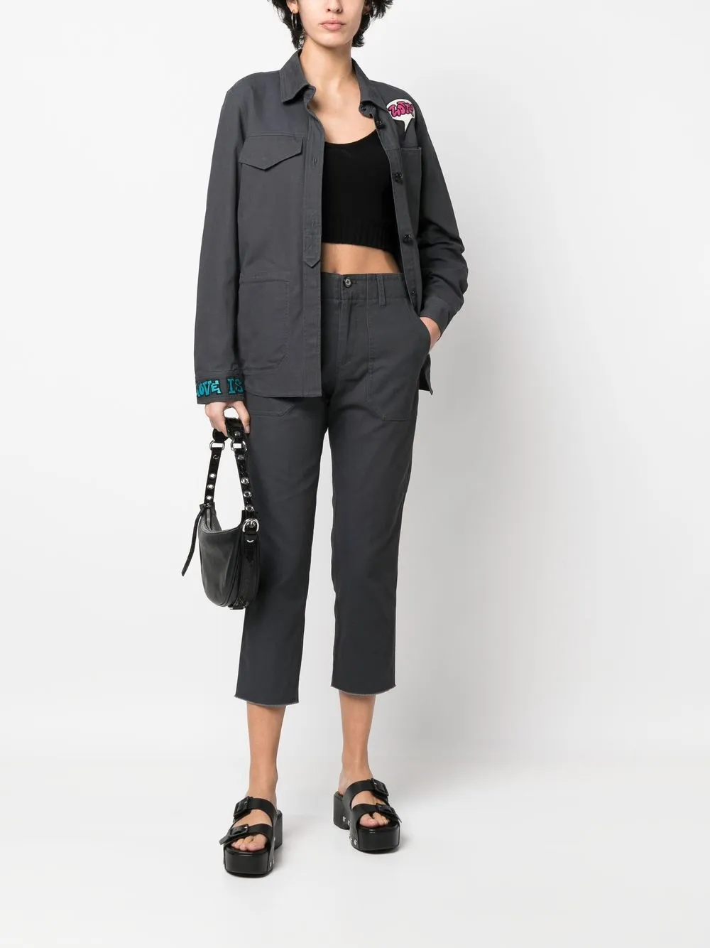 Zadig&Voltaire Cropped top - Zwart