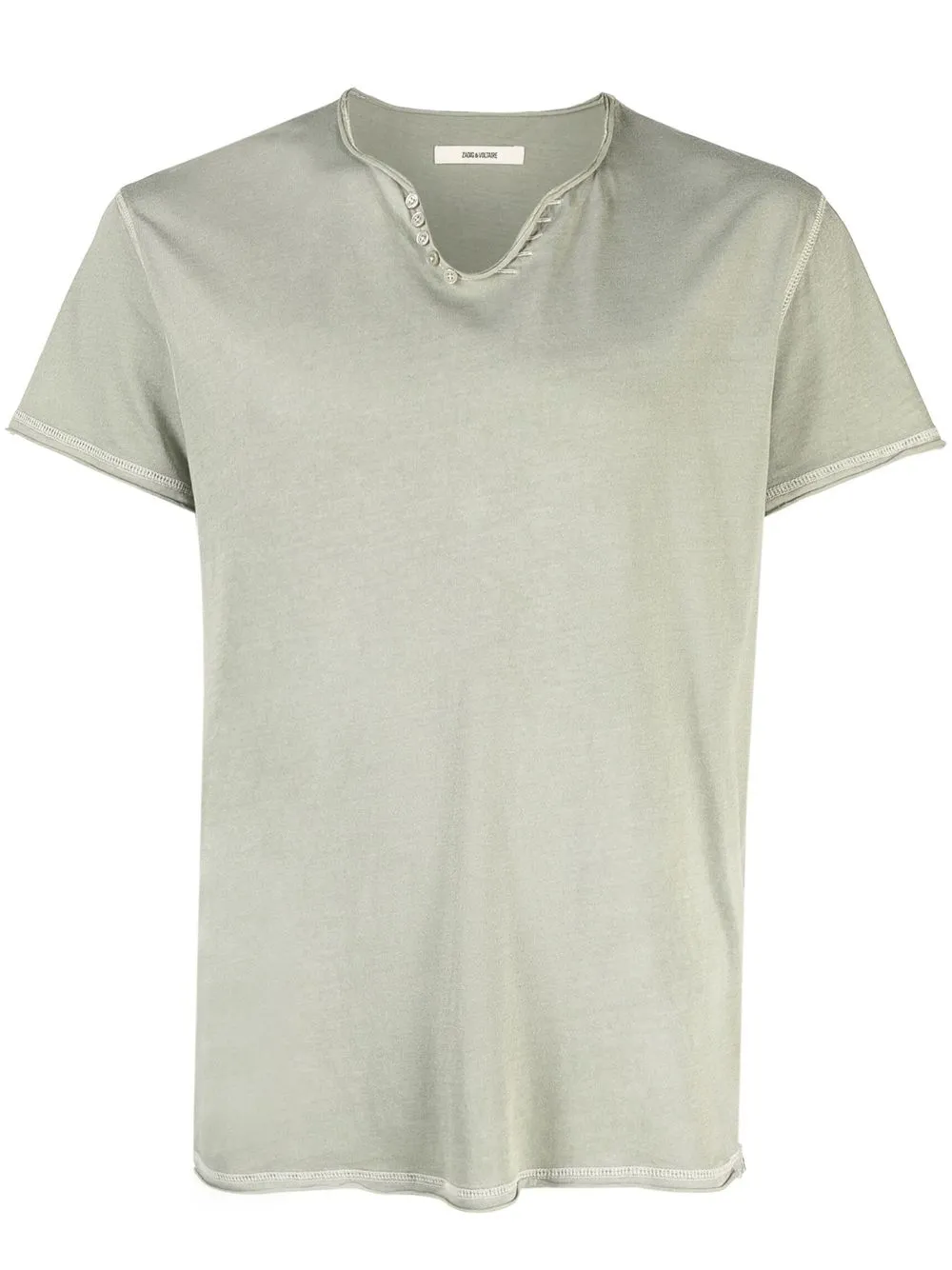 

Zadig&Voltaire playera manga corta con cuello redondo - Verde