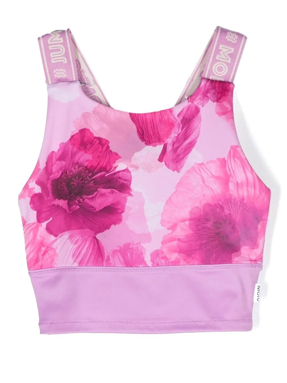 Shop Molo Oliva Floral-print Top In Pink