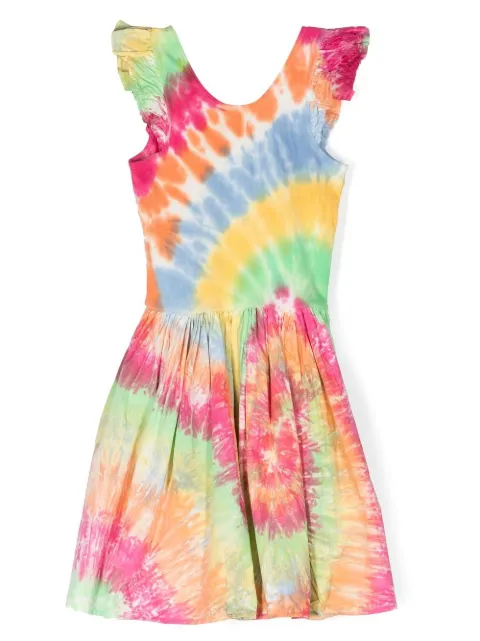 Molo ruffled flared dress