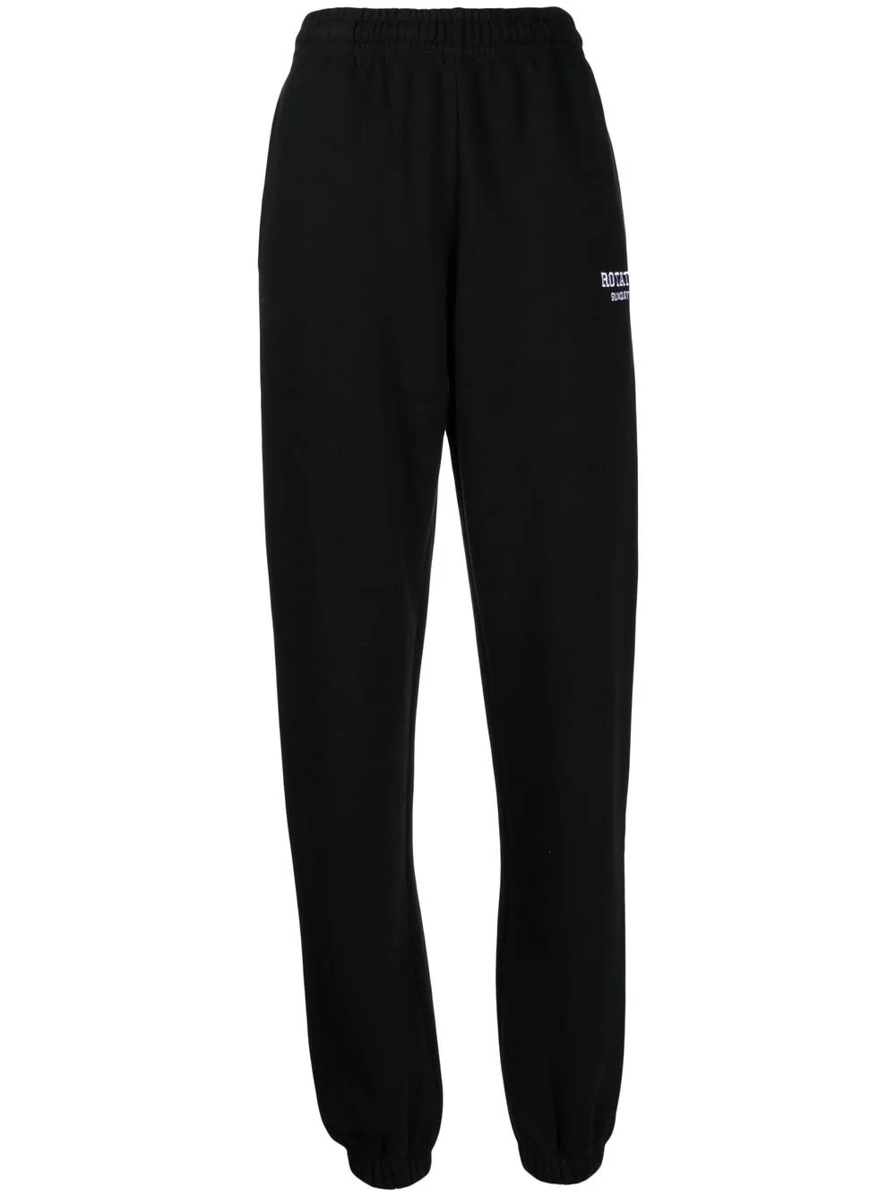 

ROTATE Mimi organic-cotton track pants - Black