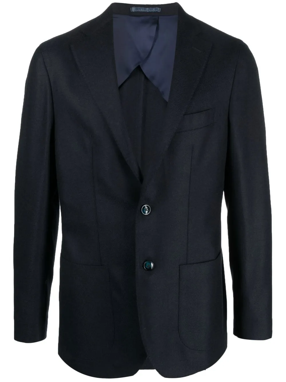 

Barba single-breasted wool-cashmere blazer - Blue