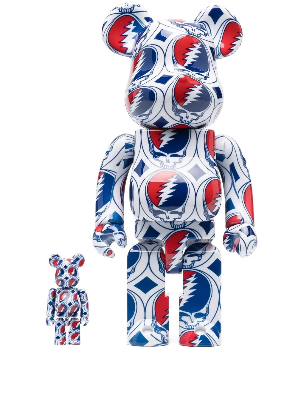 Medicom Toy X Grateful Dead Be Rbrick 100 400 フィギュア セット ホワイト