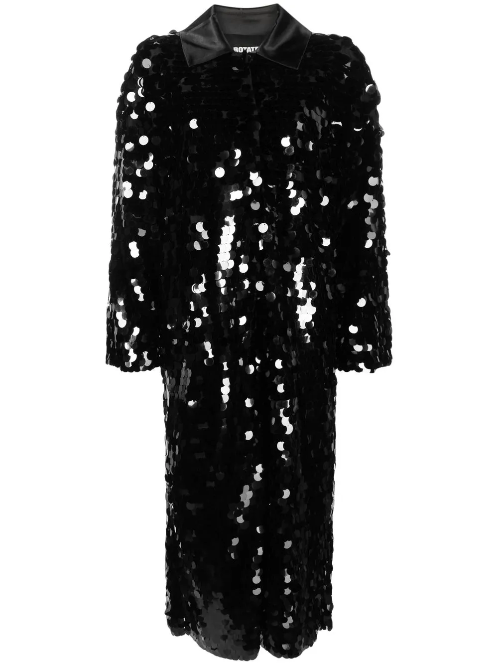 ROTATE BIRGER CHRISTENSEN SEQUINNED SATIN COAT