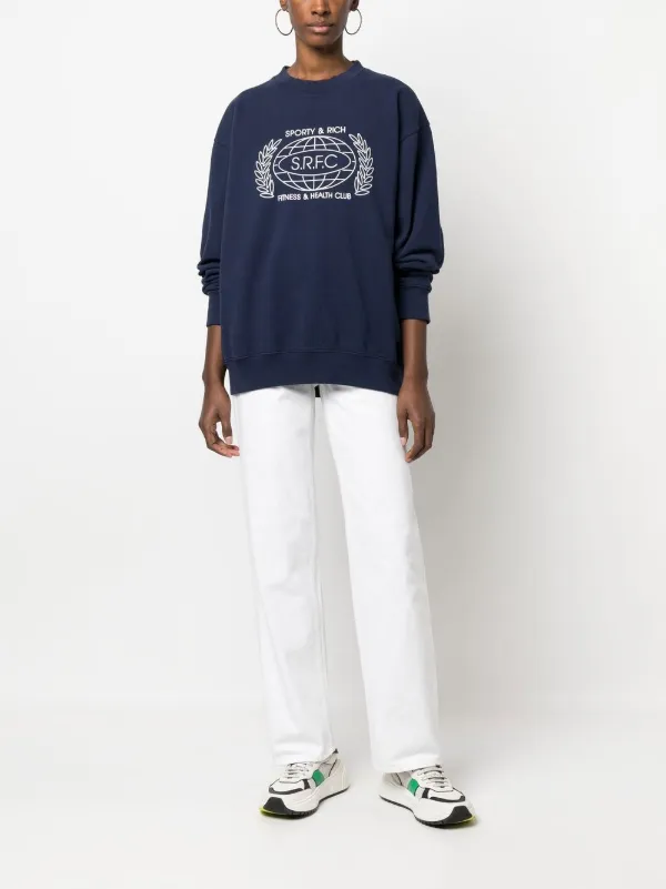 Sporty & Rich SRFC スウェットシャツ | ブルー | FARFETCH JP