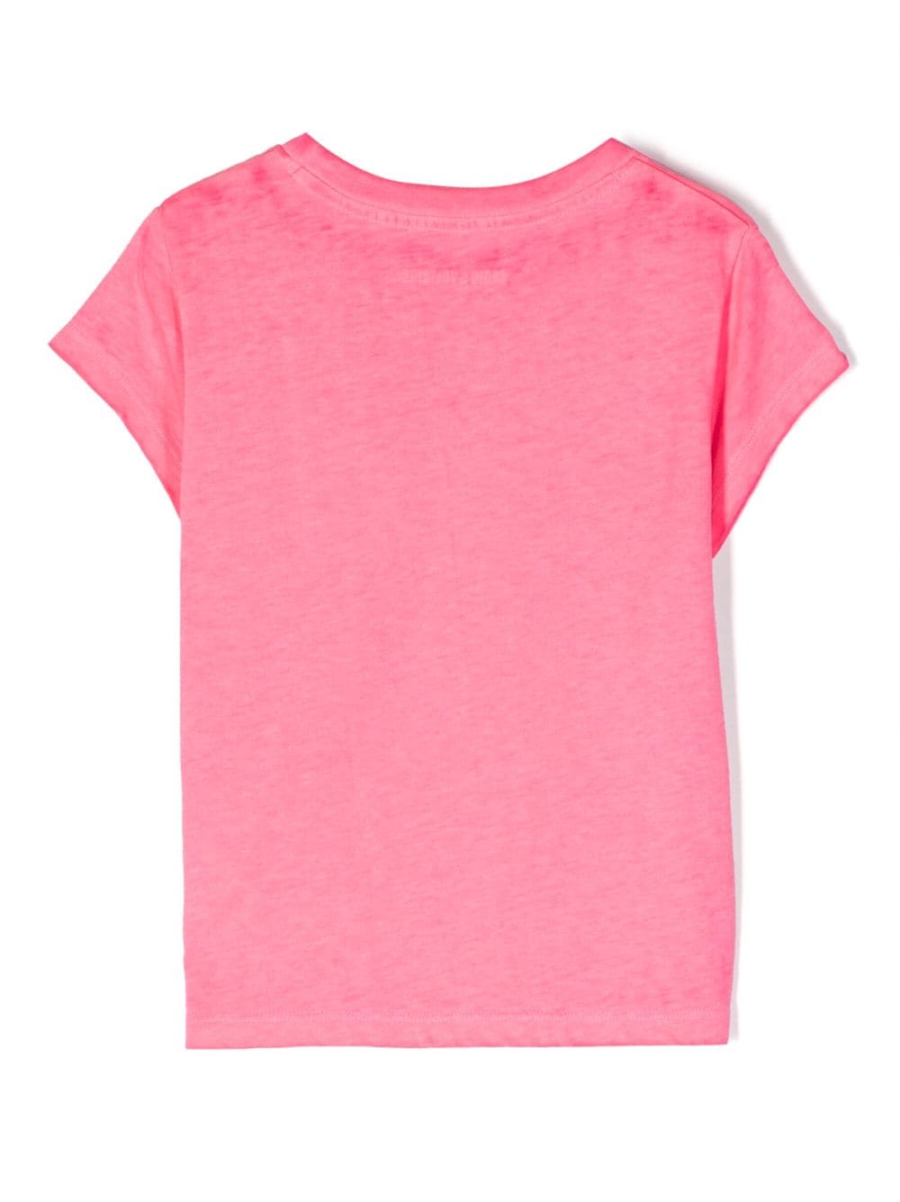 Zadig & Voltaire Kids T-shirt met tekst - Roze