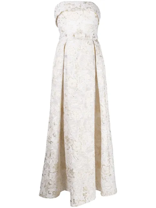 Robe Veronica à design métallisé - Bambah - Modalova
