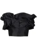 Bambah ruched off-shoulder top - Black