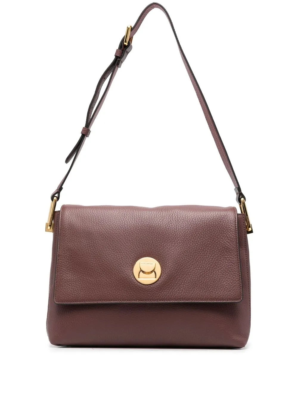 

Coccinelle grained leather shoulder bag - Red