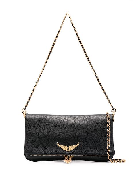 Zadig&Voltaire Rock logo-plaque shoulder bag