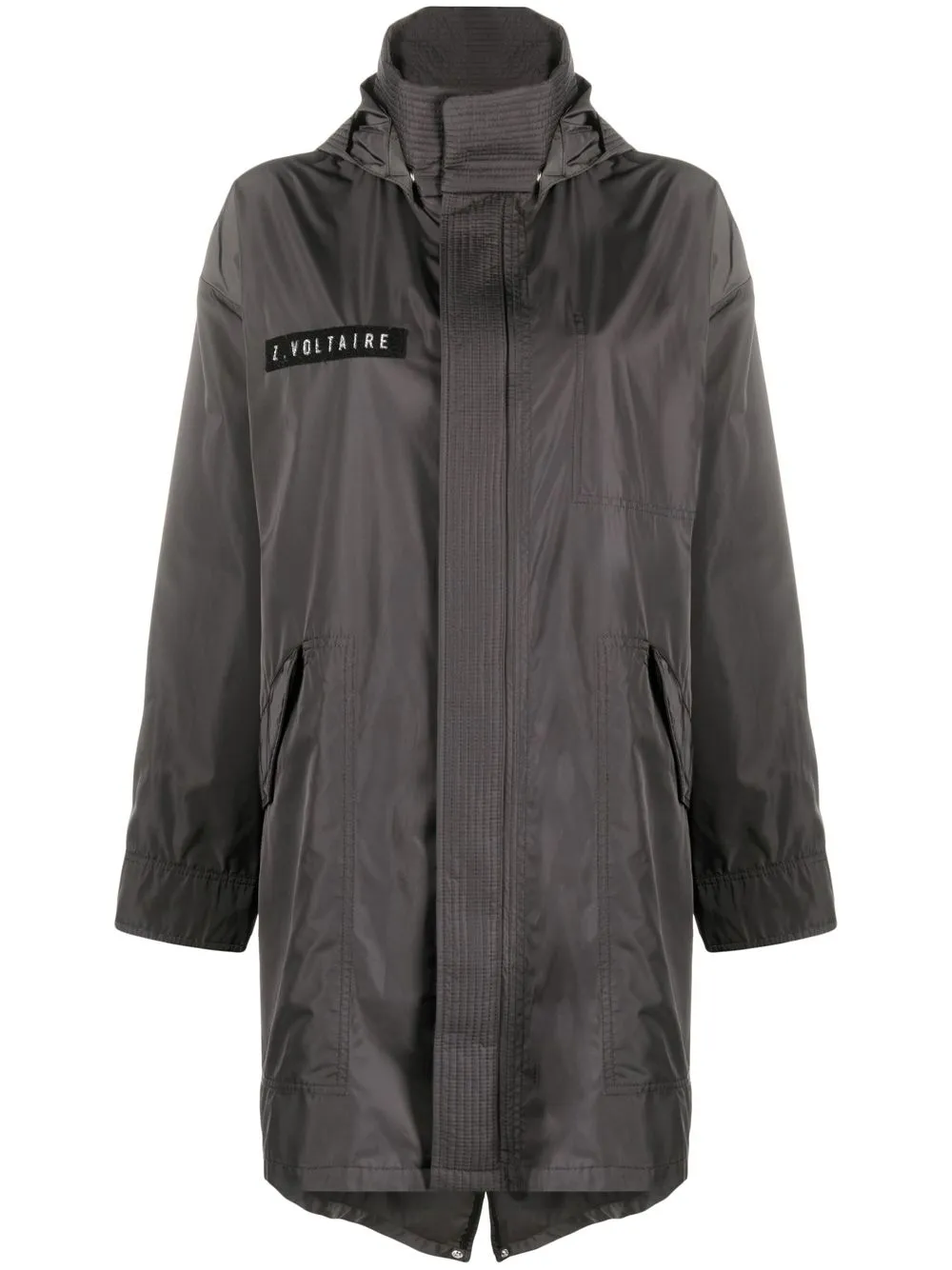 

Zadig&Voltaire Beckett hooded parka coat - Grey