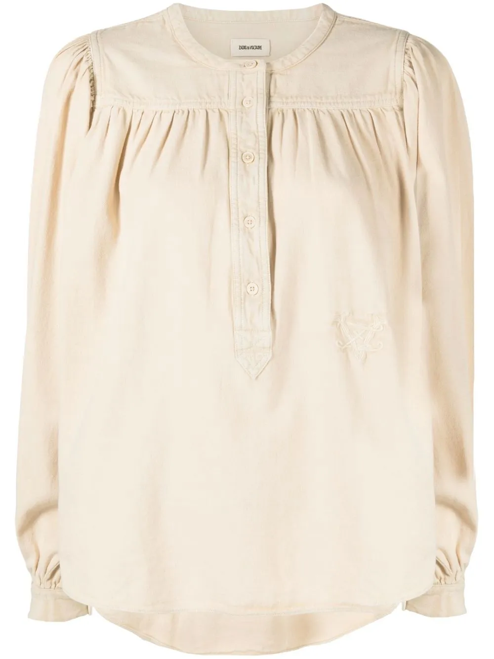 

Zadig&Voltaire Tigy cotton blouse - Neutrals