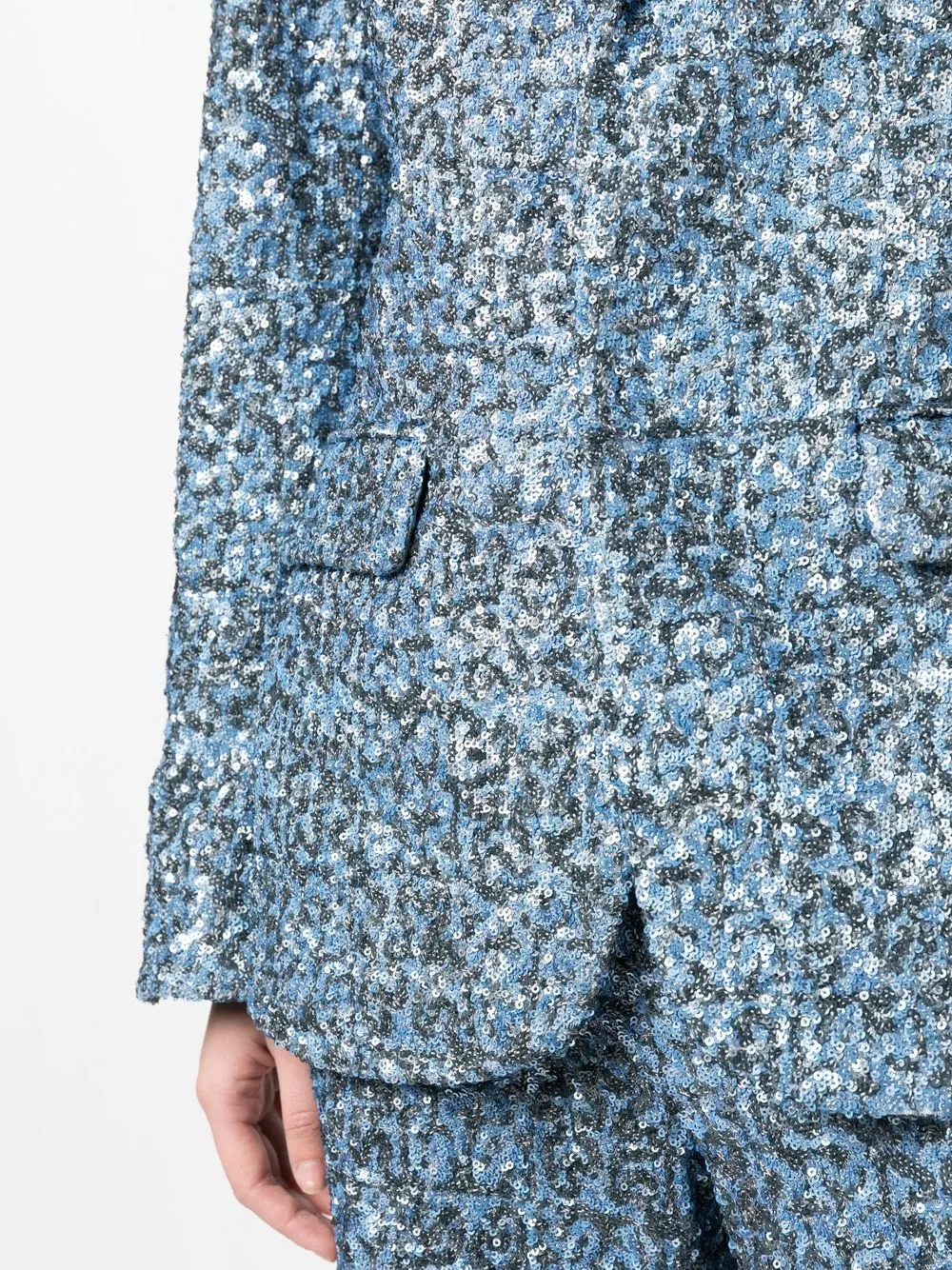 zadig voltaire sequin blazer