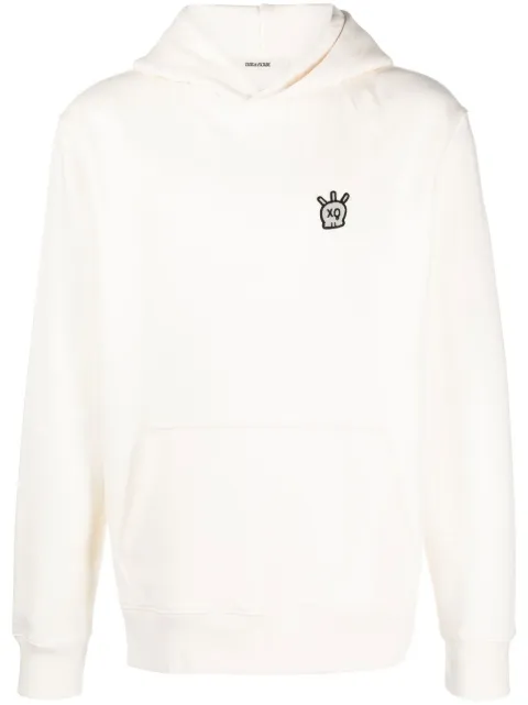 Zadig&Voltaire skull print cotton hoodie