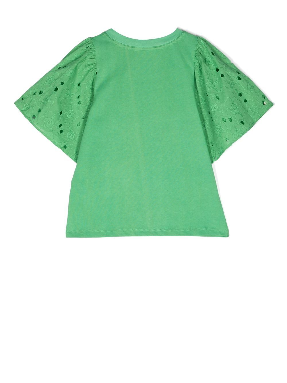 Molo T-shirt met borduurwerk - Groen