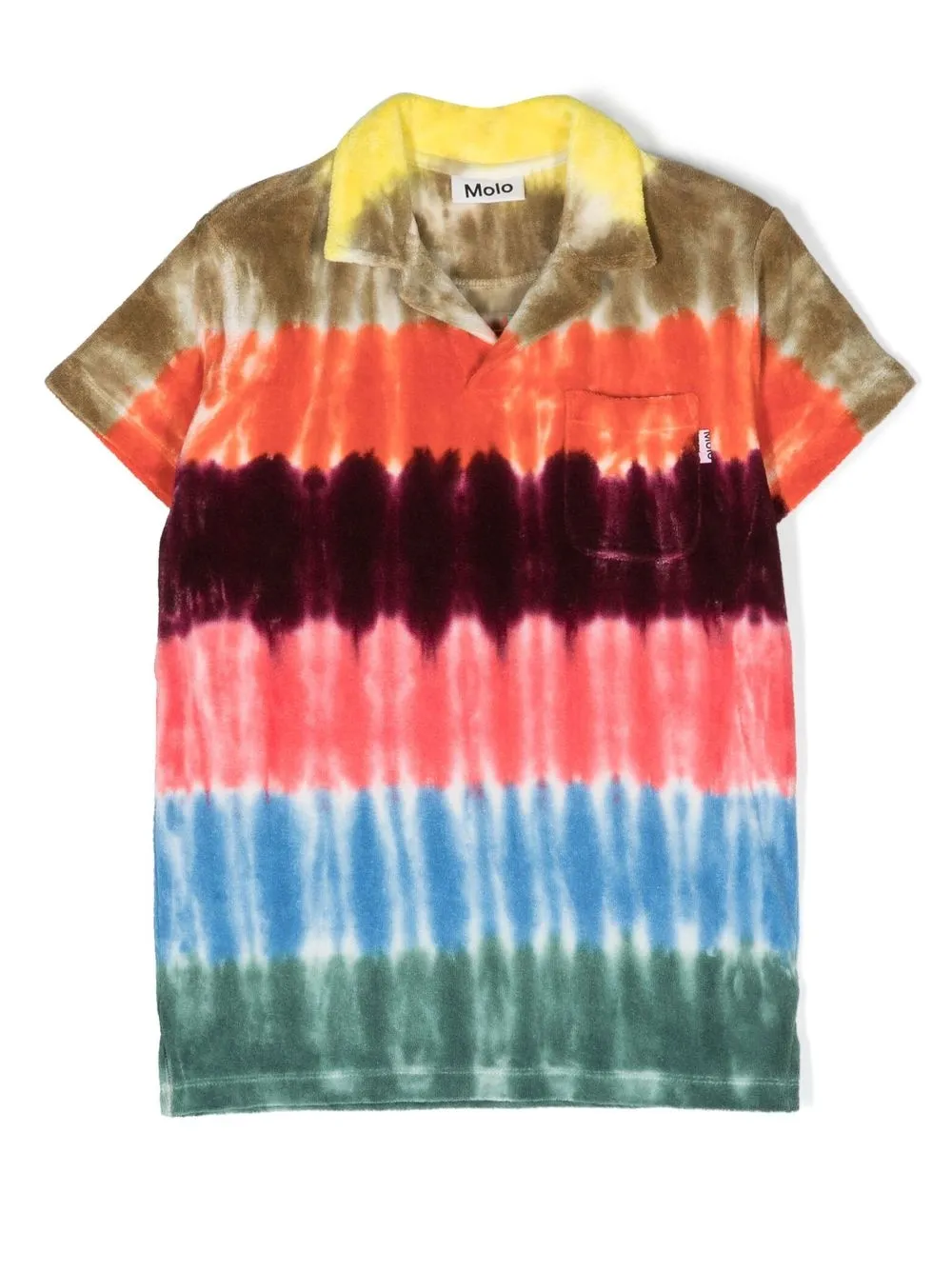 

Molo Randel tie-dye Terry polo shirt - Neutrals