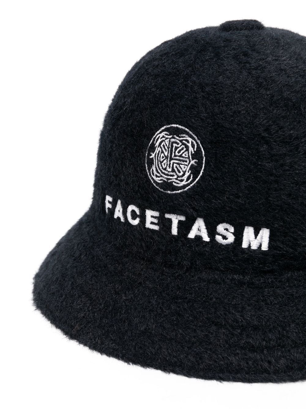 Shop Facetasm Embroidered-logo Detail Hat In 黑色