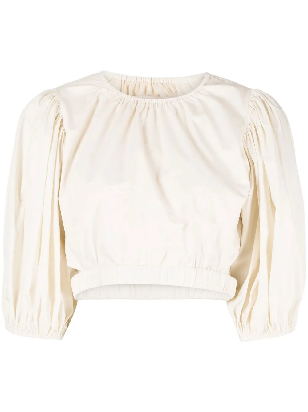 

Keepsake The Label cropped half-sleeve blouse - White