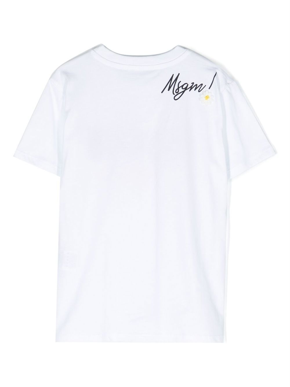 MSGM Kids T-shirt met print - Wit