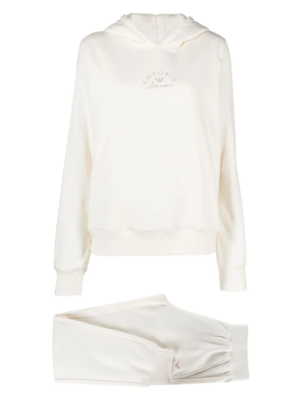 

Emporio Armani logo-embellished tracksuit - Neutrals