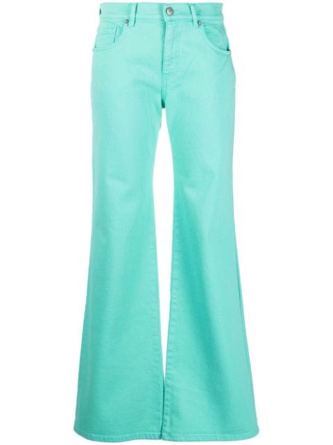 P.A.R.O.S.H. wide-leg high-waisted jeans