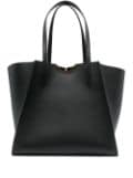 Zadig&Voltaire logo-plaque leather tote bag - Black