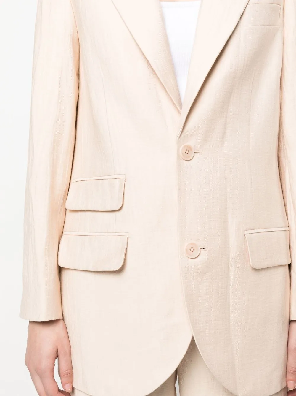 Zadig & Voltaire Single-buttoned Blazer In Neutrals