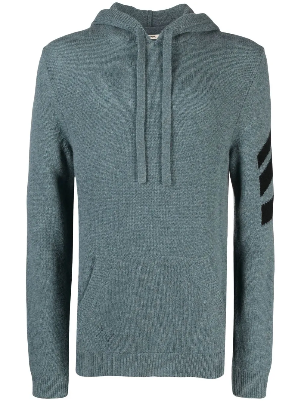 

Zadig&Voltaire arrow intarsia cashmere hoodie - Blue