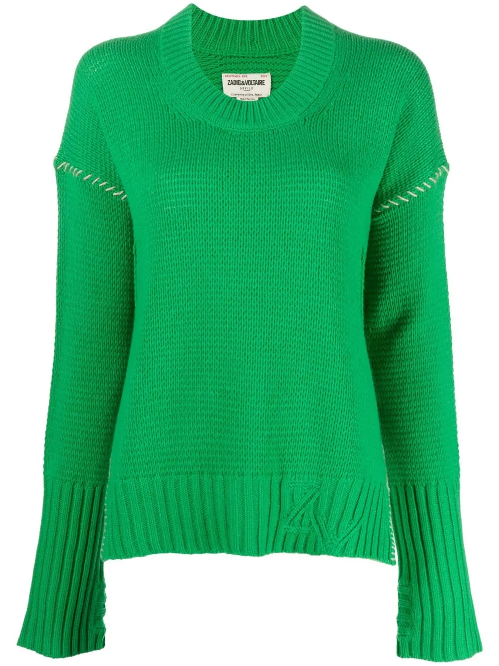 

Zadig&Voltaire Northa cashmere jumper - Green