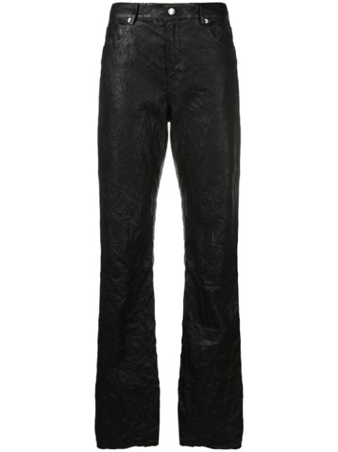 Zadig&Voltaire Evy crinkled leather trousers
