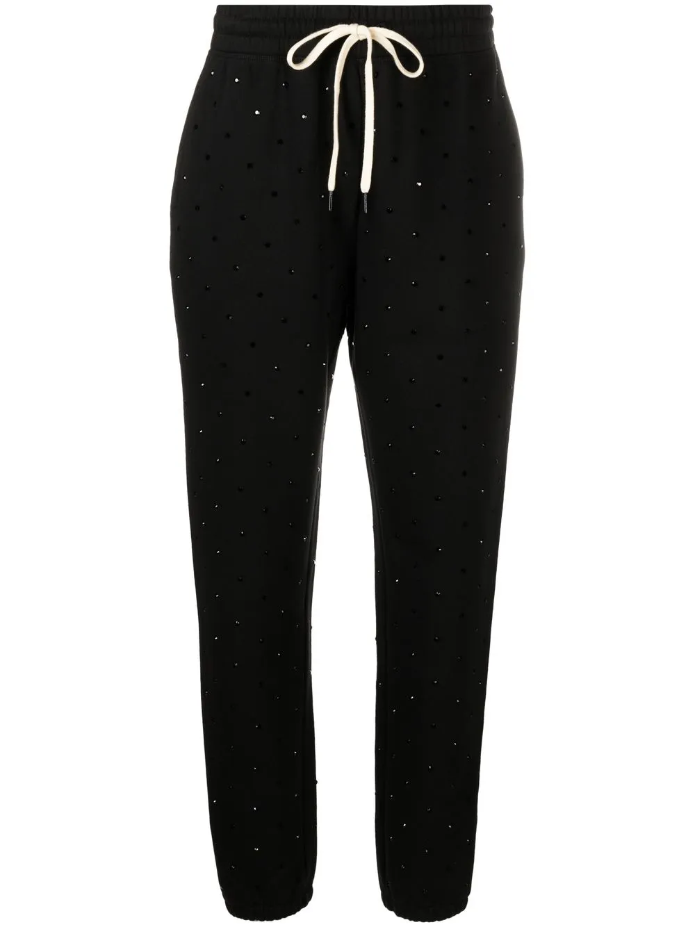 

Zadig&Voltaire Roy crystal cotton track pants - Black