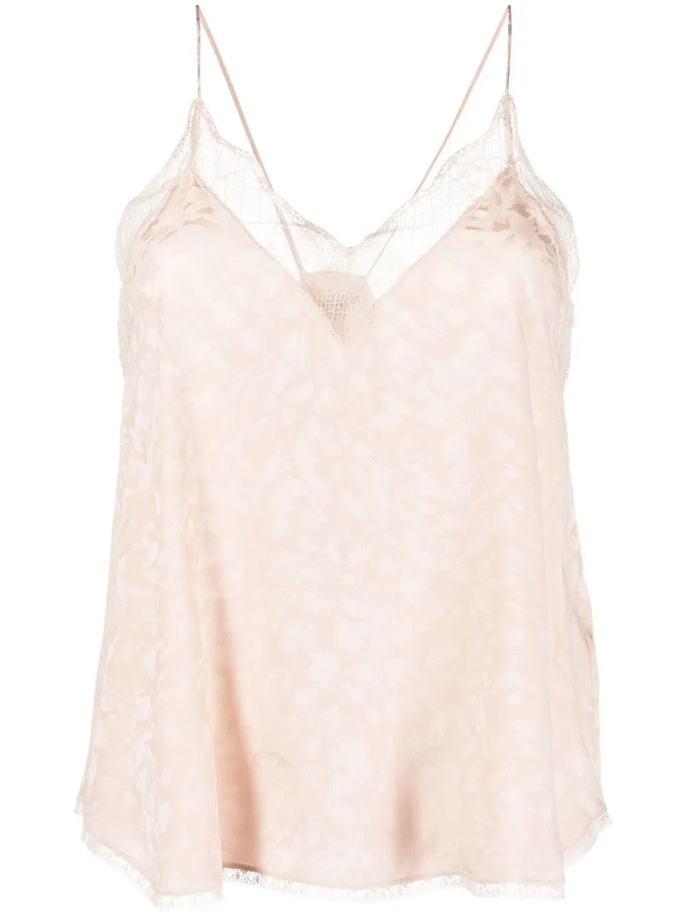 

Zadig&Voltaire lace-detailed camisole top - Pink