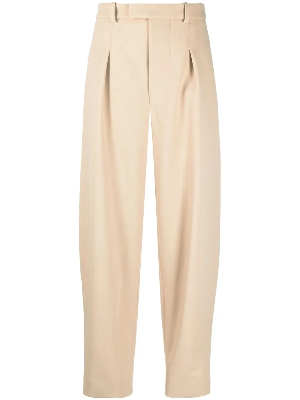 

WARDROBE.NYC high-waisted straight-leg trousers - Neutrals