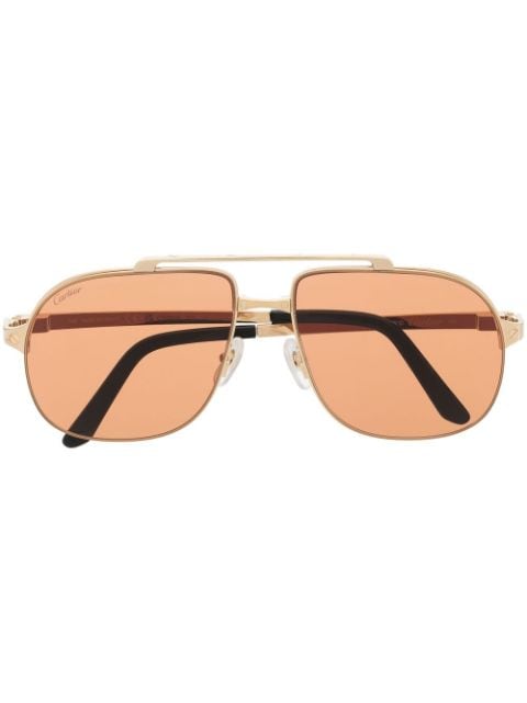 Cartier Eyewear - double-bridge sunglasses