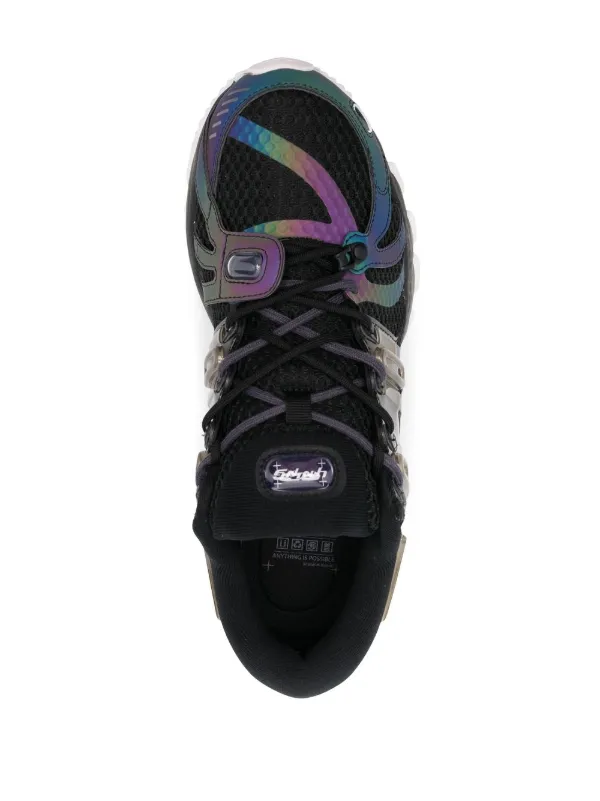 Li-Ning Tênis Com Cadarço e Recortes | Preto | FARFETCH BR