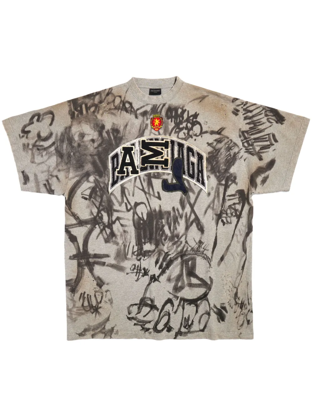 Louis Vuitton pre-owned Graffiti Print T-shirt - Farfetch