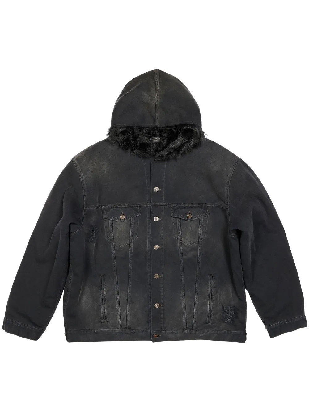Balenciaga Bleached shirt jacket